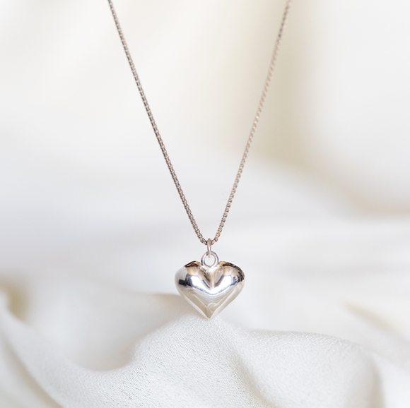 Jewelry - Silver Heart Necklace (S925) - Only 1 left!
